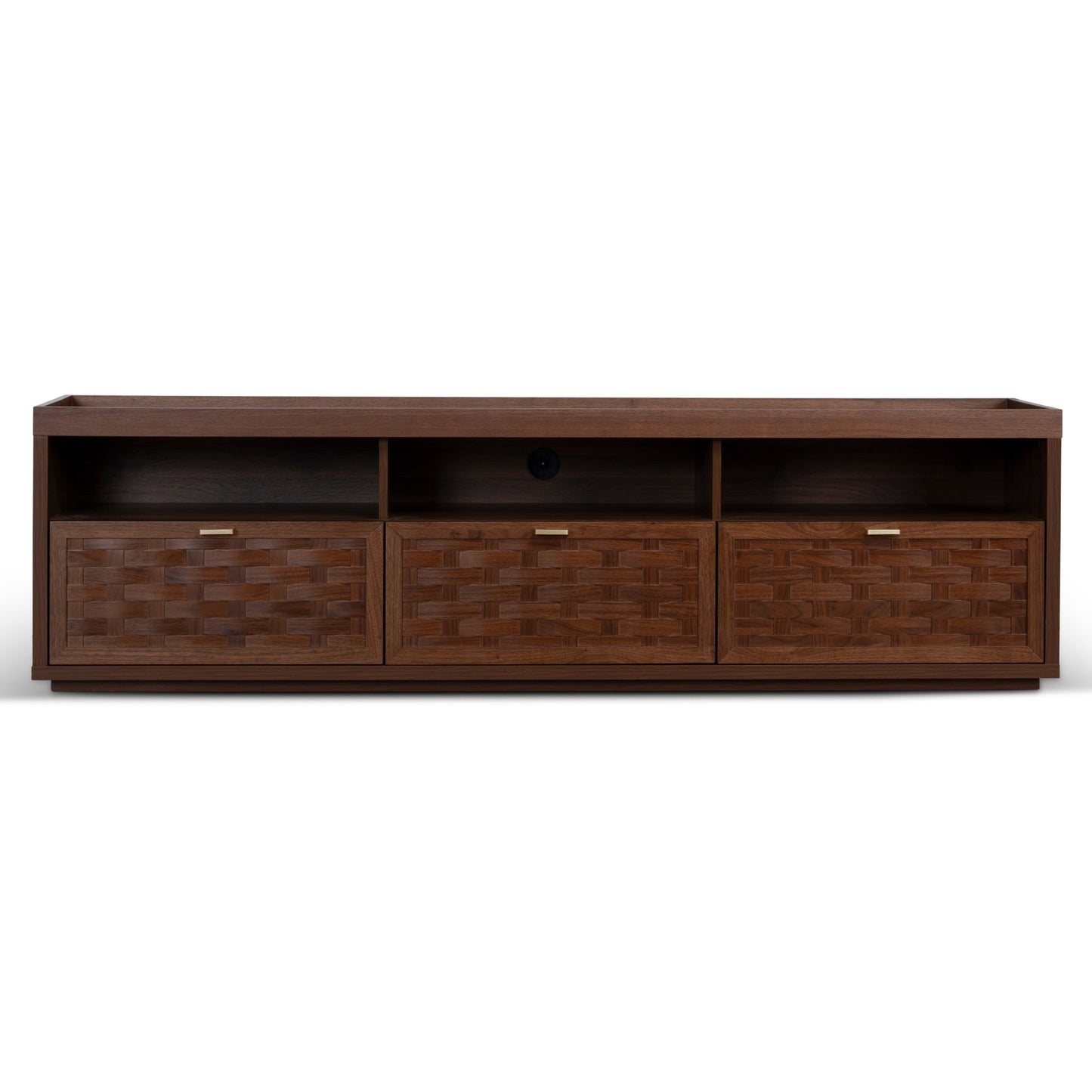 1.8m TV Entertainment Unit - Walnut