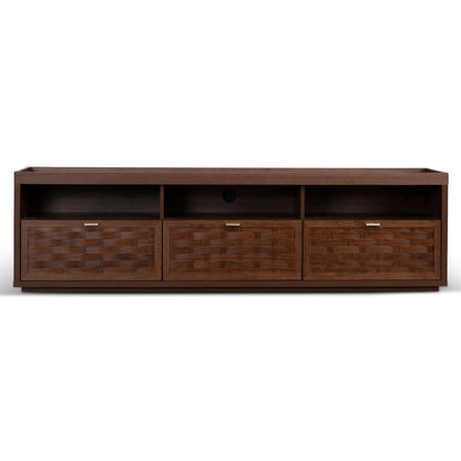 1.8m TV Entertainment Unit - Walnut