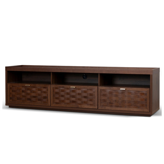 1.8m TV Entertainment Unit - Walnut