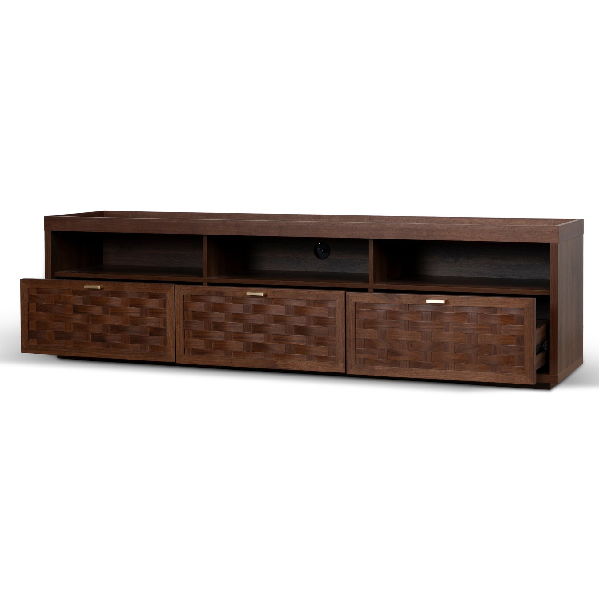 1.8m TV Entertainment Unit - Walnut