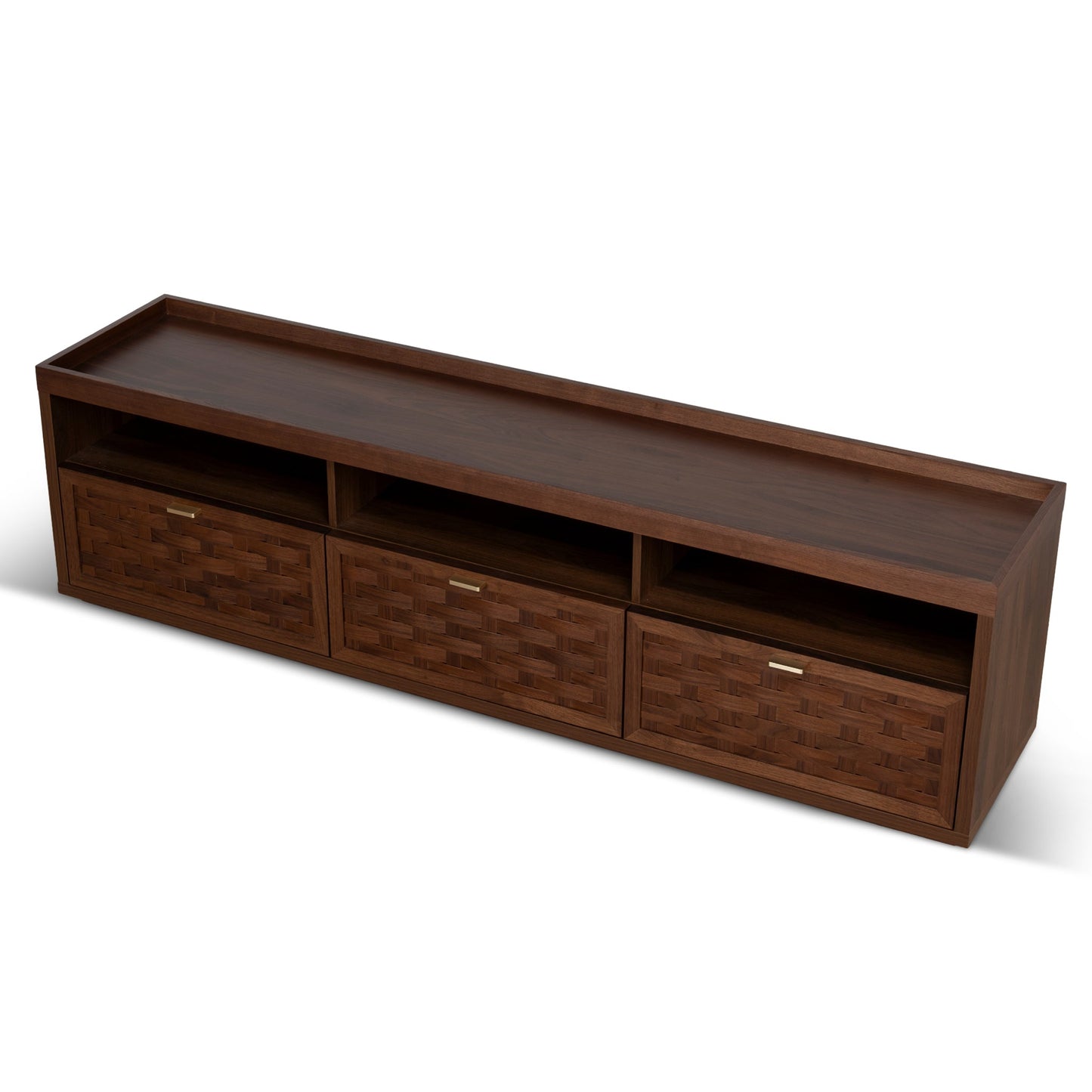 1.8m TV Entertainment Unit - Walnut