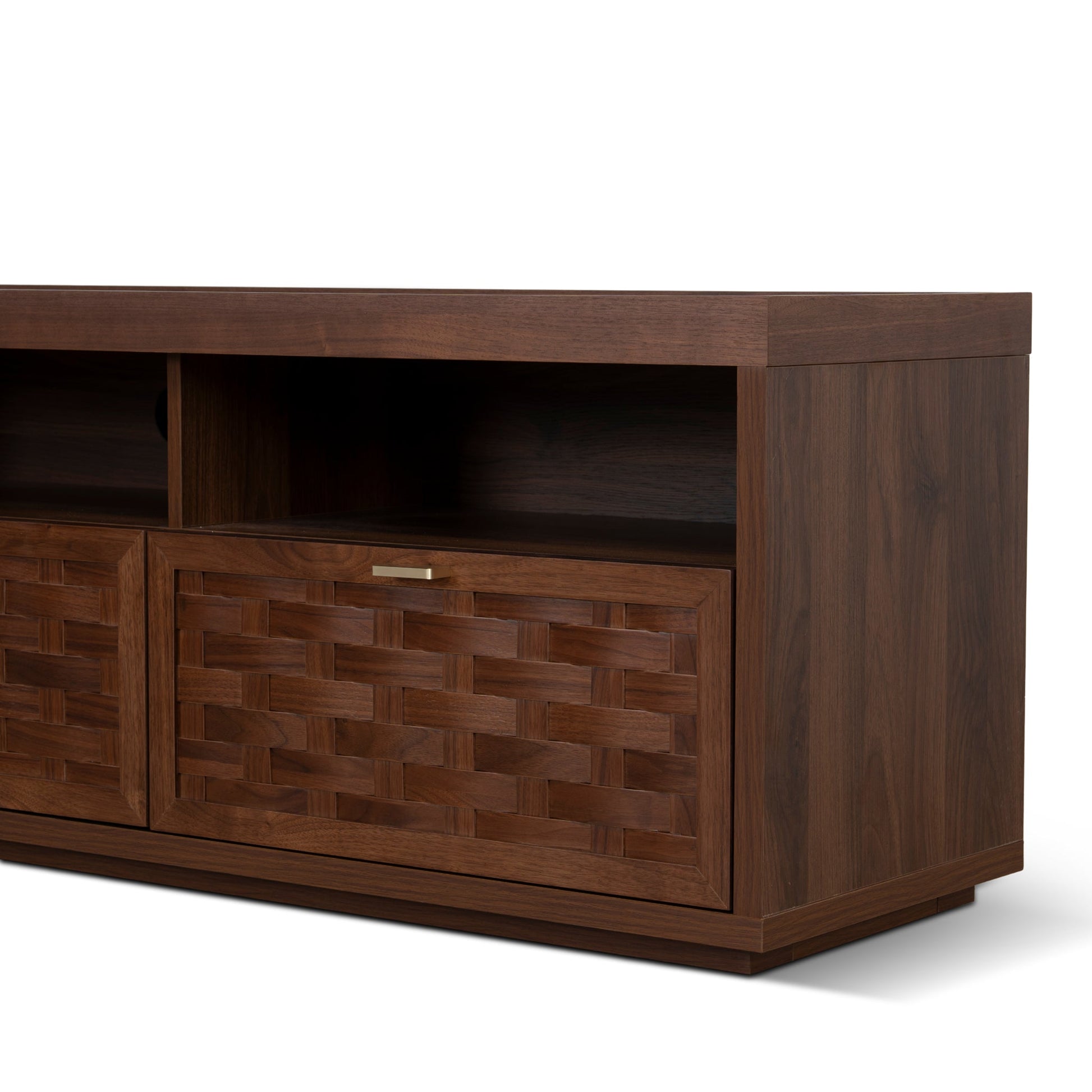 1.8m TV Entertainment Unit - Walnut