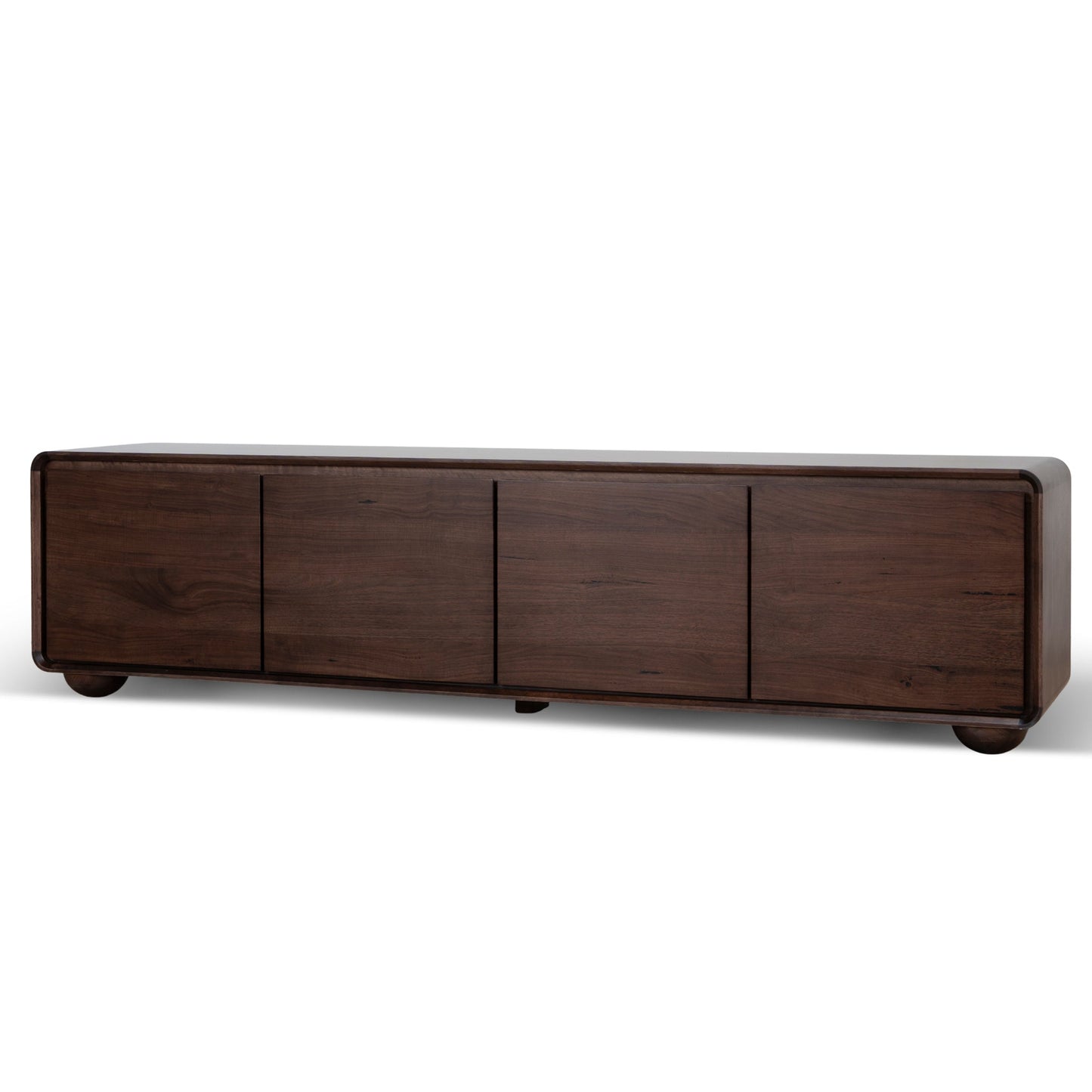 2.2m TV Entertainment Unit - Walnut