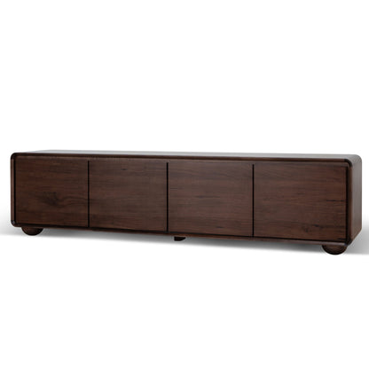 2.2m TV Entertainment Unit - Walnut