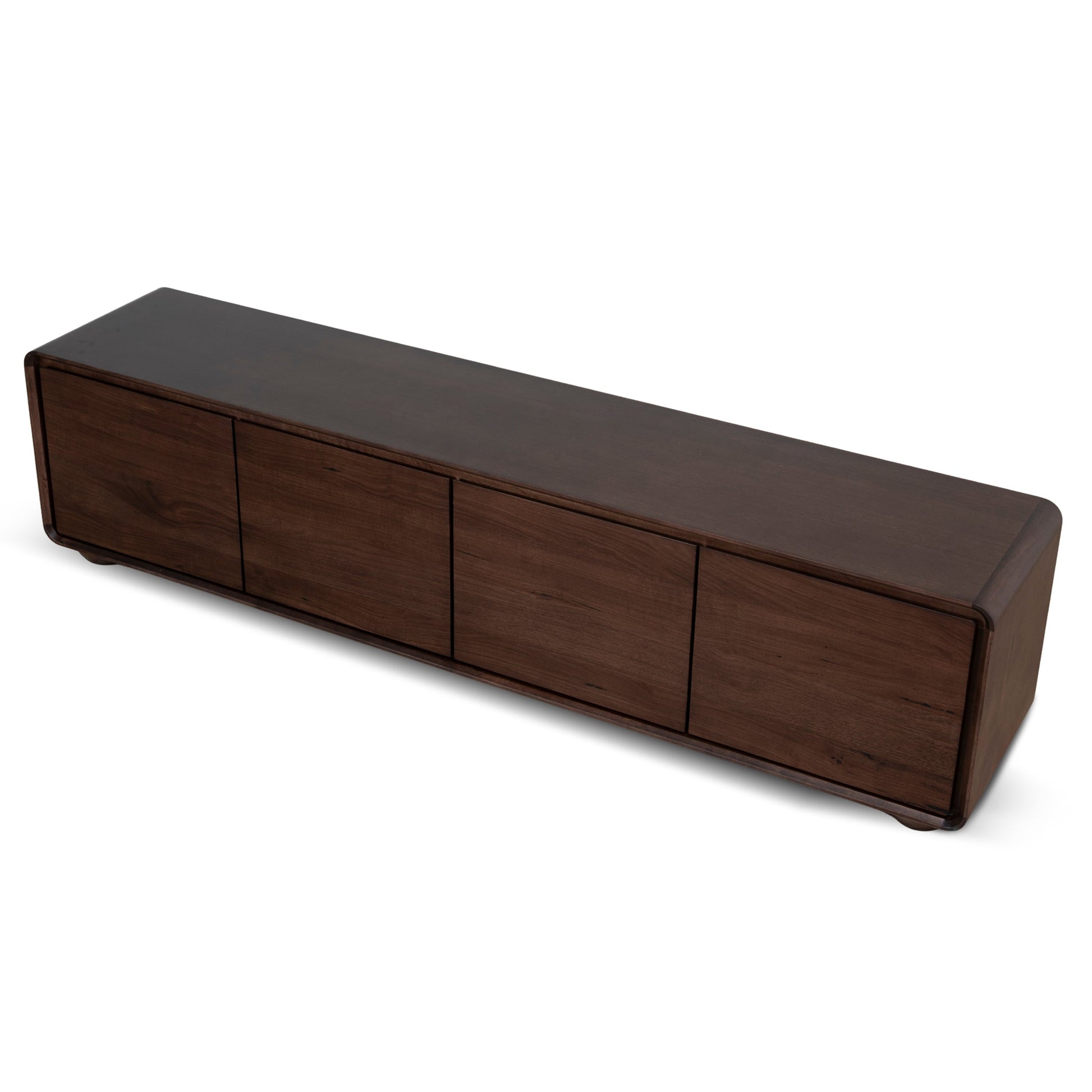 2.2m TV Entertainment Unit - Walnut