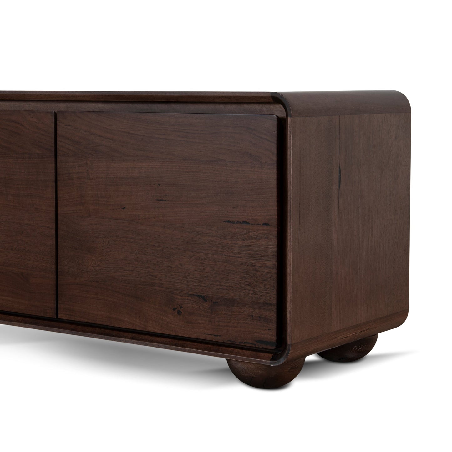 2.2m TV Entertainment Unit - Walnut