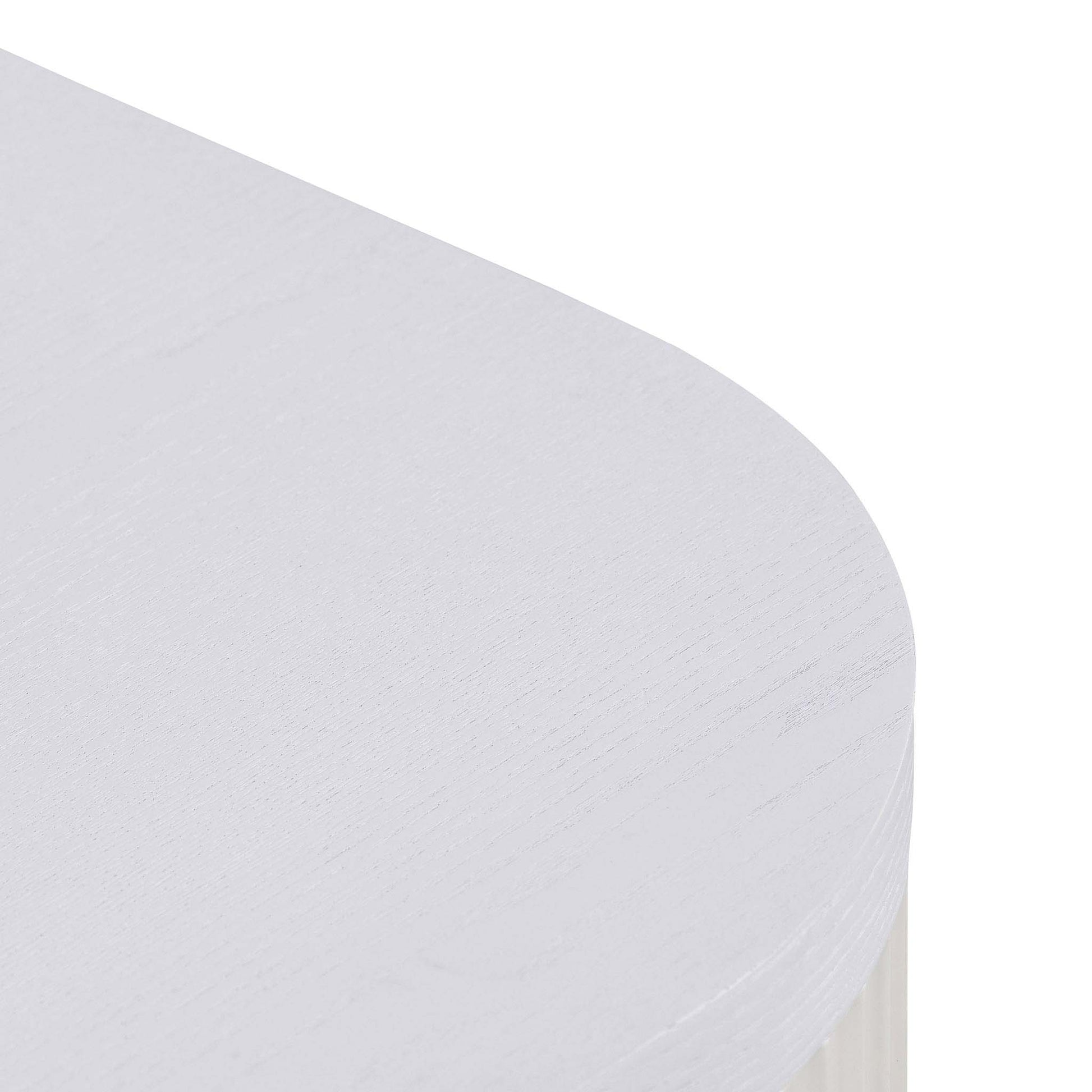 2m Veneer Top Entertainment TV Unit - Two Tone White