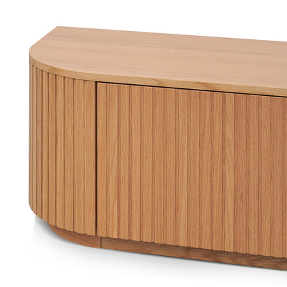 2.4m TV Entertainment Unit - Natural Oak