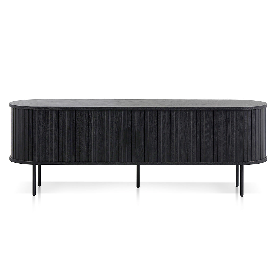 1.6m TV Entertainment Unit - Full Black