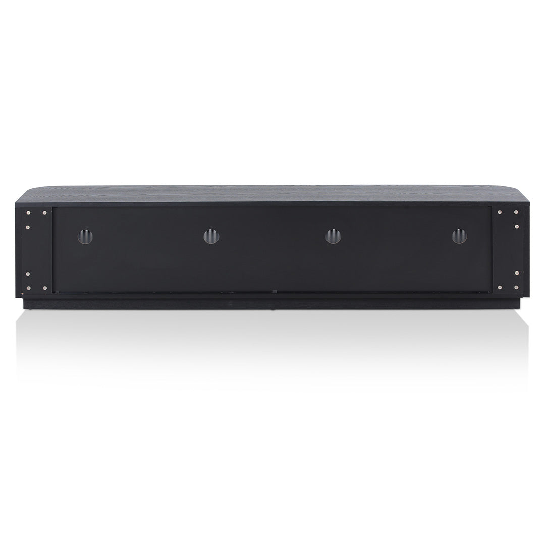 2m TV Unit - Full Black