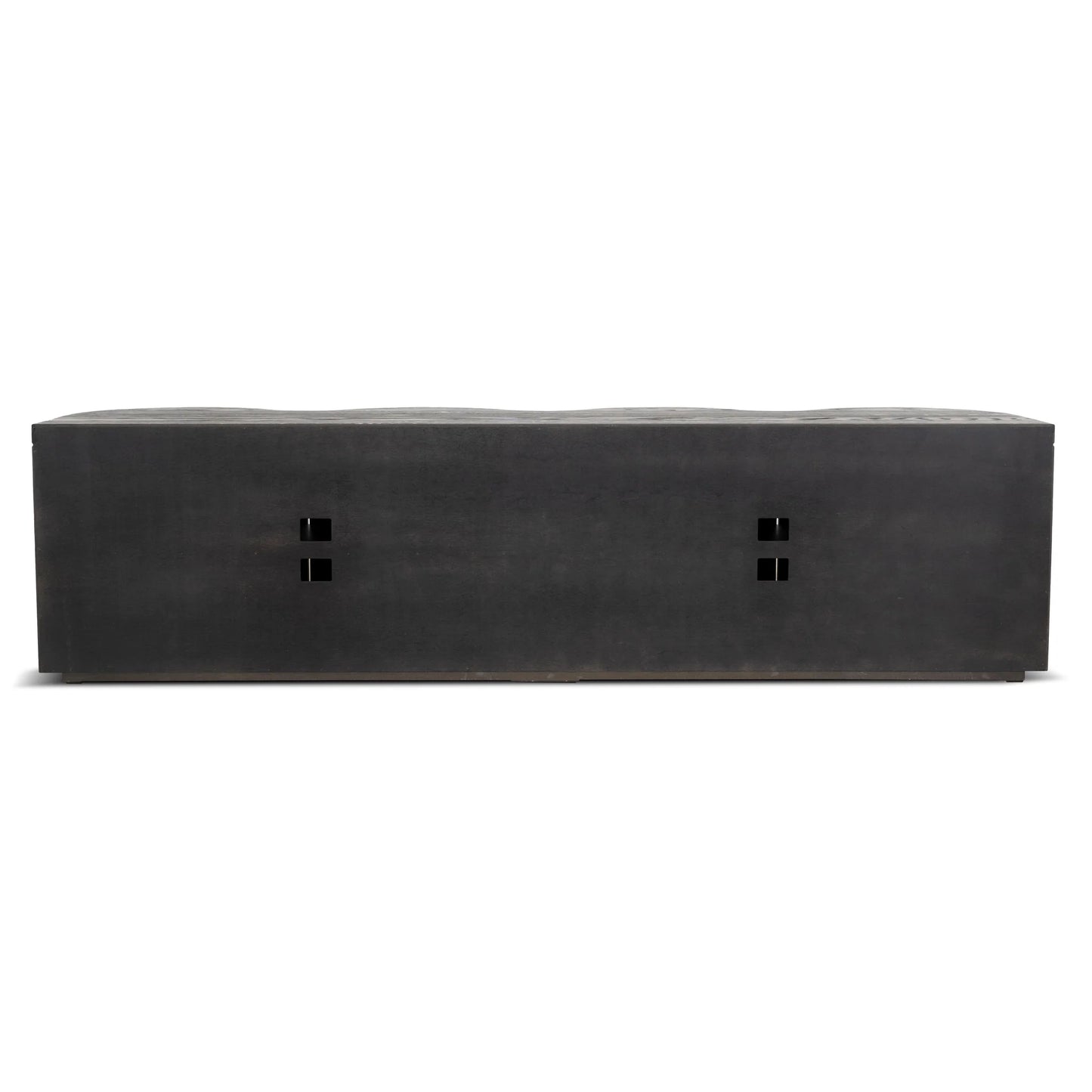 2.15m TV Entertainment Unit - Textured Espresso Black