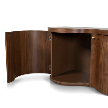2.15m TV Entertainment Unit - Light Walnut