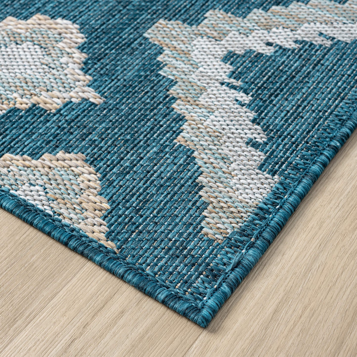 Terrace 551 Turquoise Hallway Runner