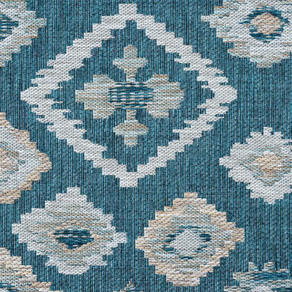 Terrace 551 Turquoise Hallway Runner