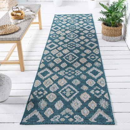 Terrace 551 Turquoise Hallway Runner