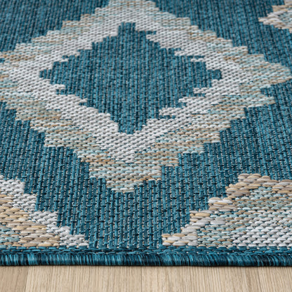 Terrace 551 Turquoise Hallway Runner