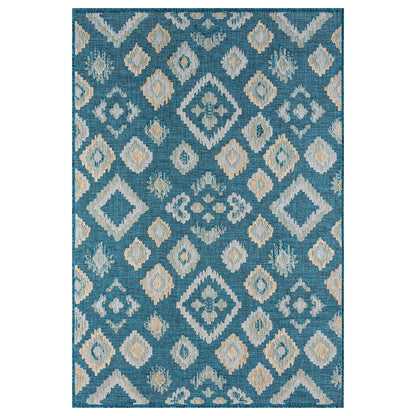 Terrace 551 Turquoise Rectangle Rug