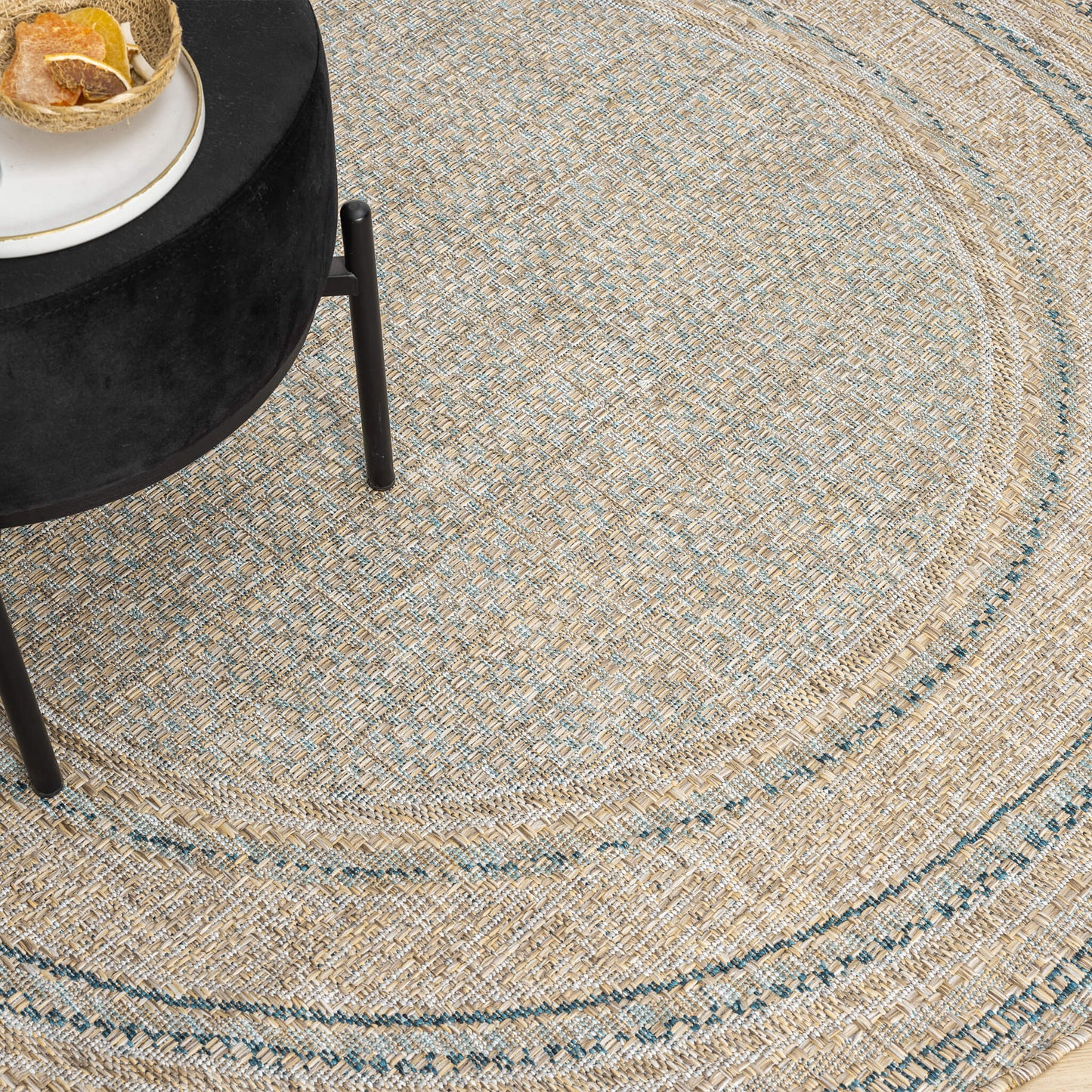 Terrace 553 Olive Round Rug