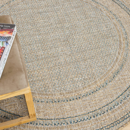 Terrace 553 Olive Round Rug