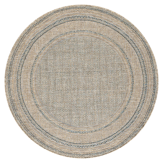 Terrace 553 Olive Round Rug