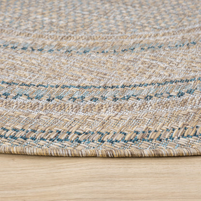 Terrace 553 Olive Round Rug