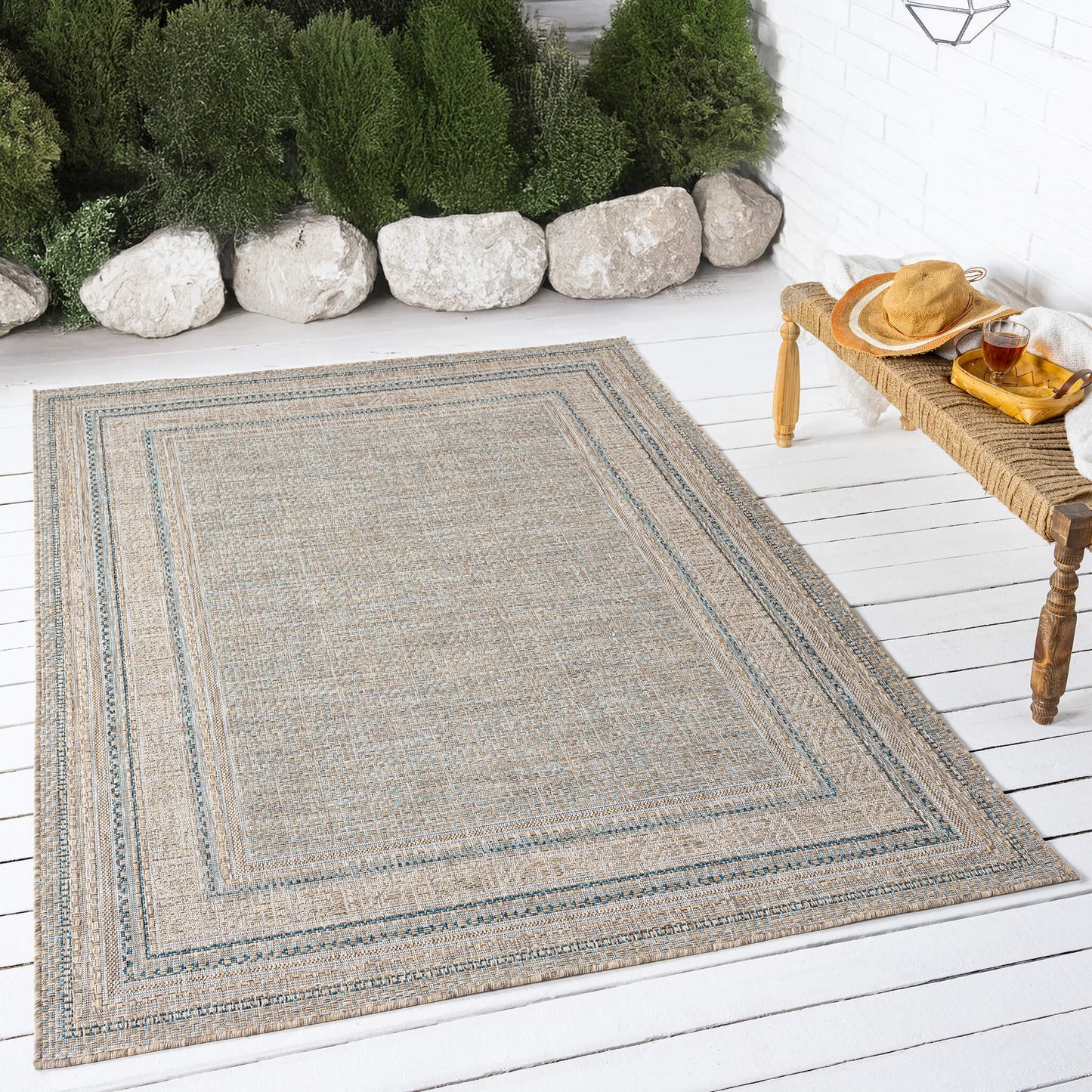 Terrace 553 Olive Rectangle Rug