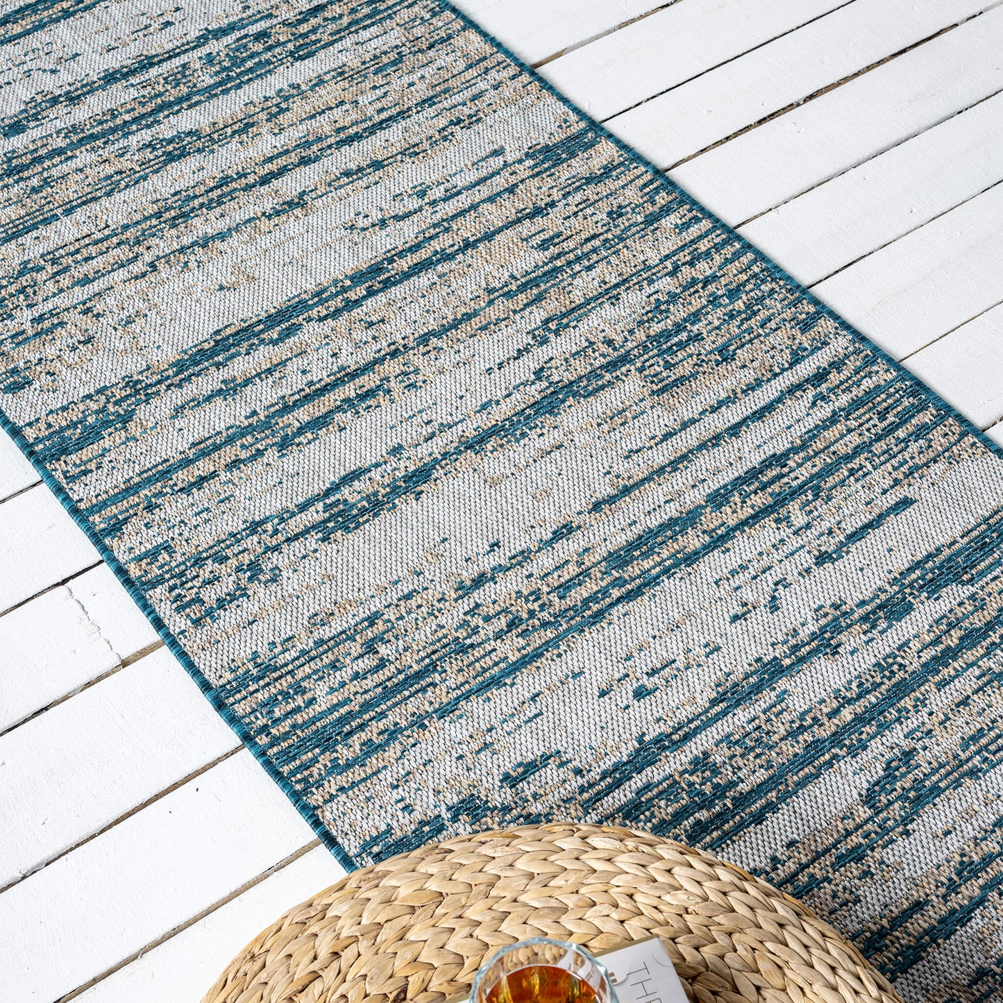 Terrace 559 Indigo Hallway Runner