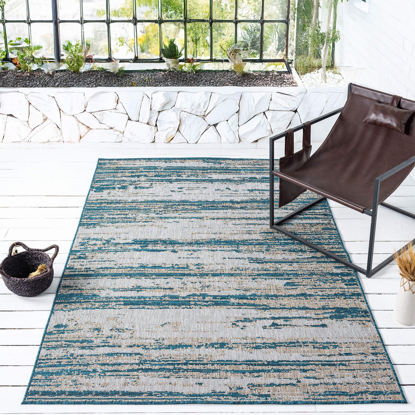 Terrace 559 Indigo Rectangle Rug