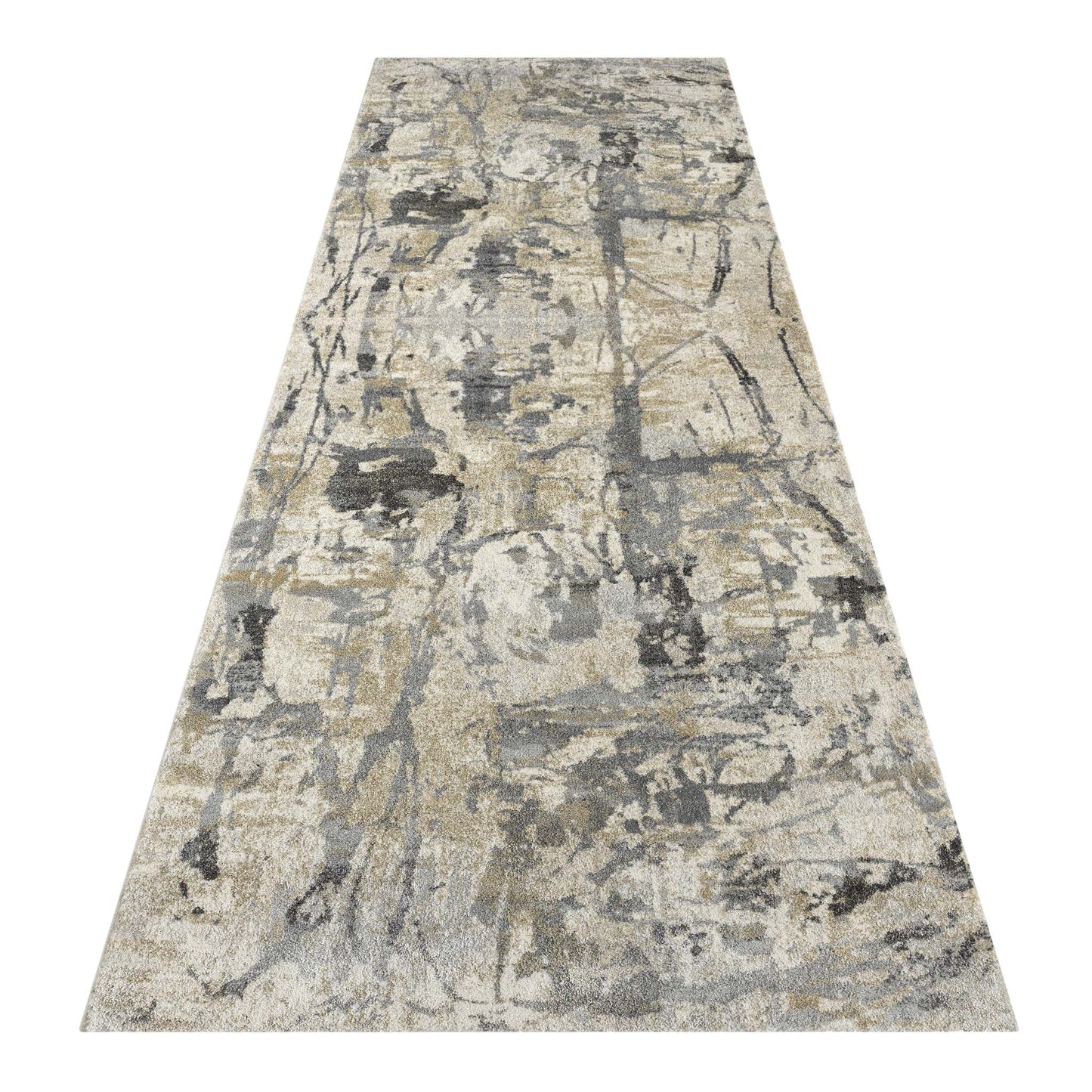 Urban 679 Light Grey Hallway Rug Runner