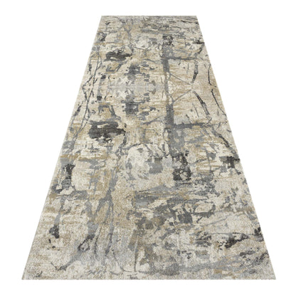 Urban 679 Light Grey Hallway Rug Runner
