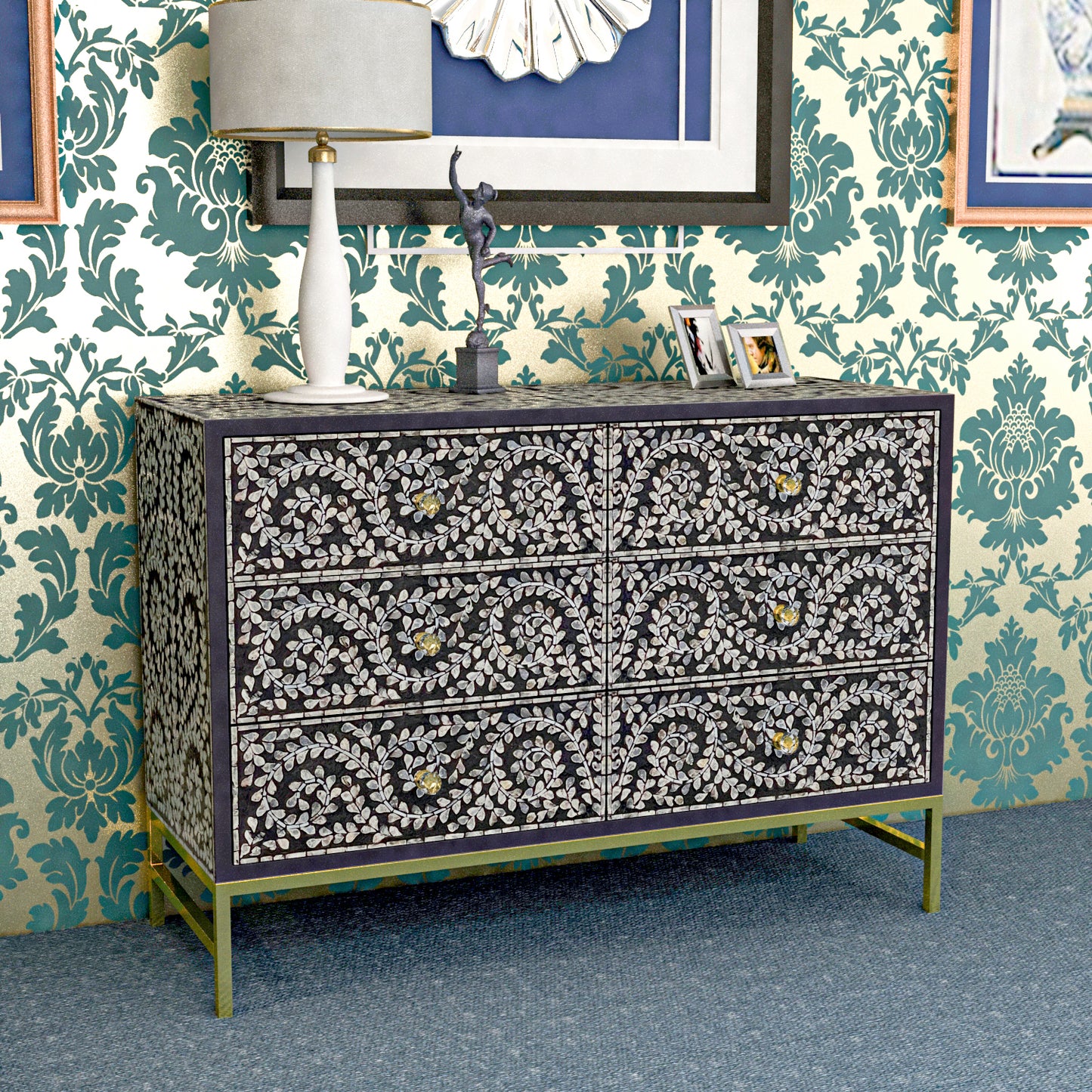 Vine Pearl Chest of Drawers - Meen Tribe