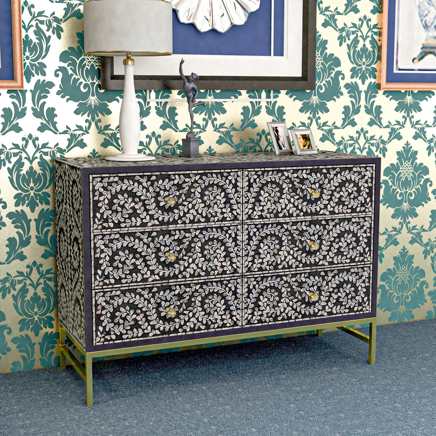 Vine Pearl Chest of Drawers - Meen Tribe
