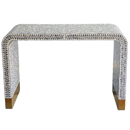 Monochrome Elegance Console Table
