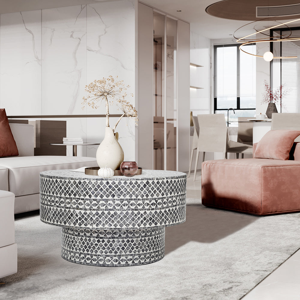 Diamond Sea Shell Coffee Table