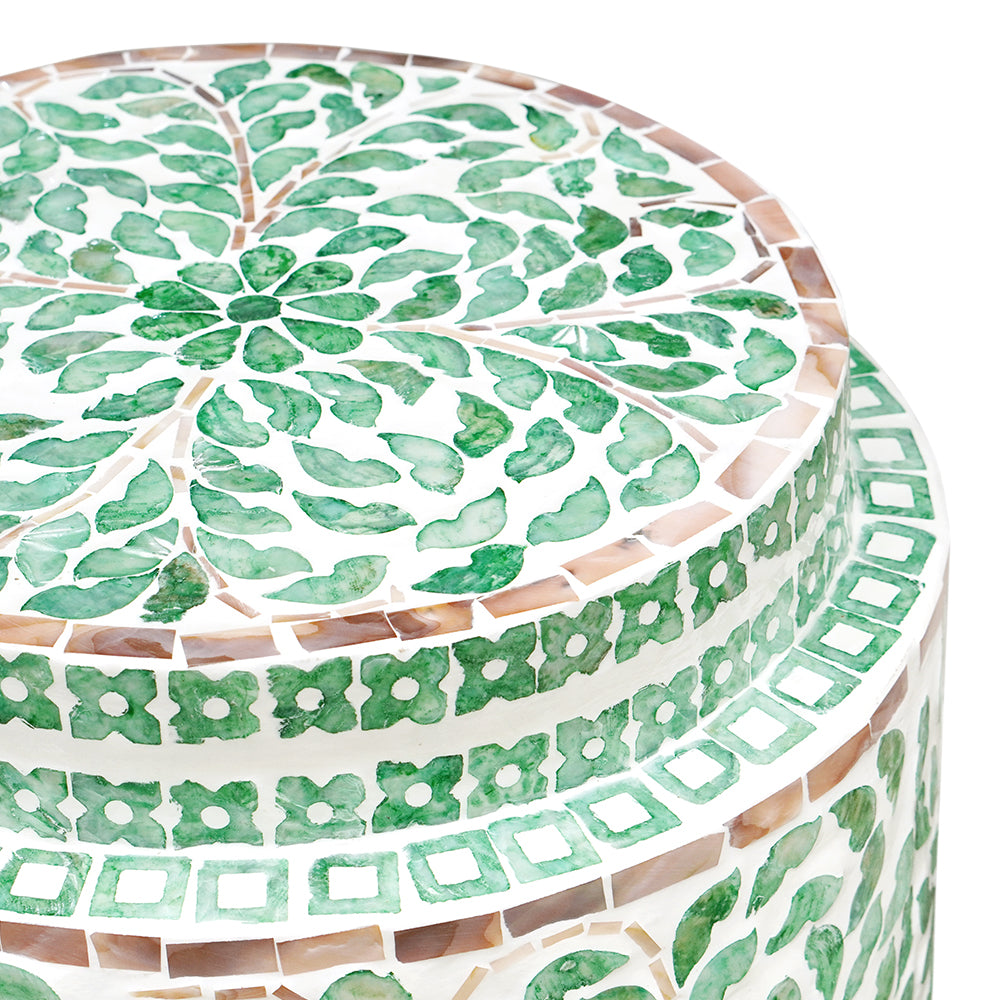 Miranda Turquoise Side Table