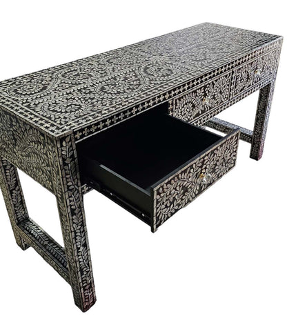 Opulent 3-Drawer Console Table