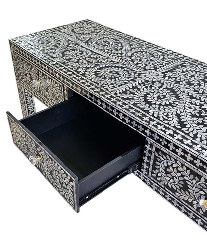 Opulent 3-Drawer Console Table