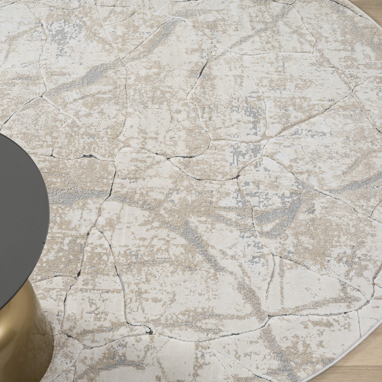 Weston 734 Pebble Round Rug