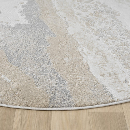 Weston 735 Slate Round Rug