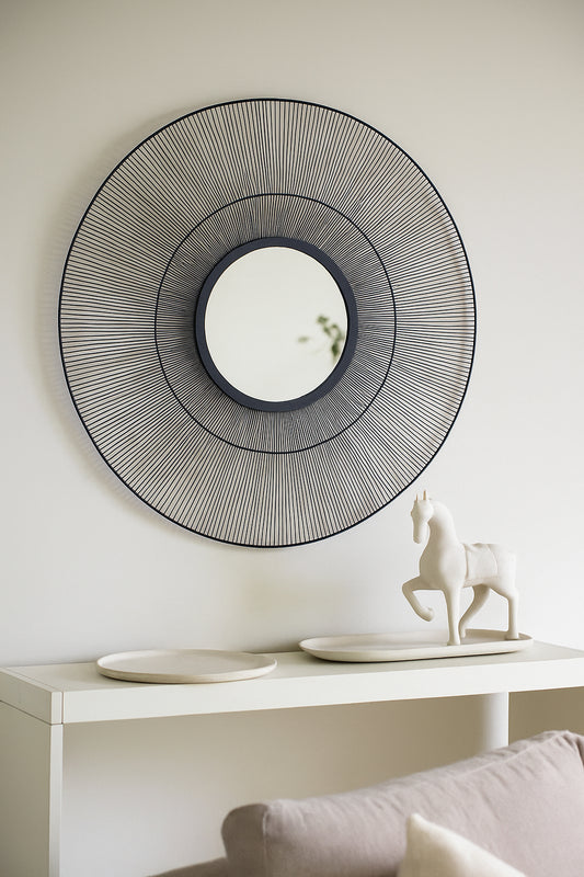 Disco Iris 90cm Round Mirror