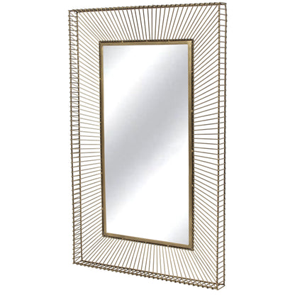 Rectangular Wire Frame Line Mirror