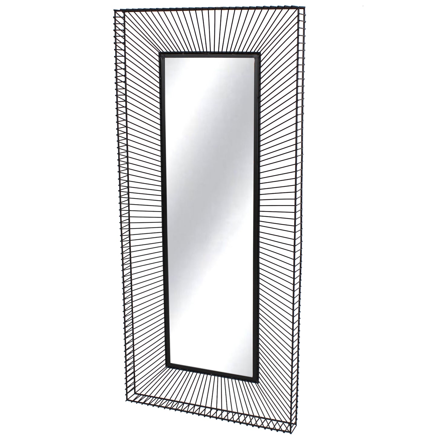 Rectangular Wire Frame Line Mirror