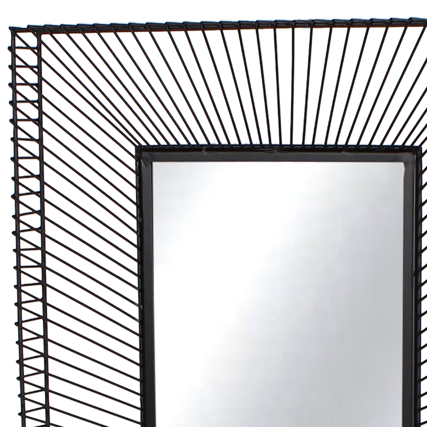 Rectangular Wire Frame Line Mirror
