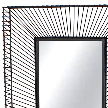 Rectangular Wire Frame Line Mirror