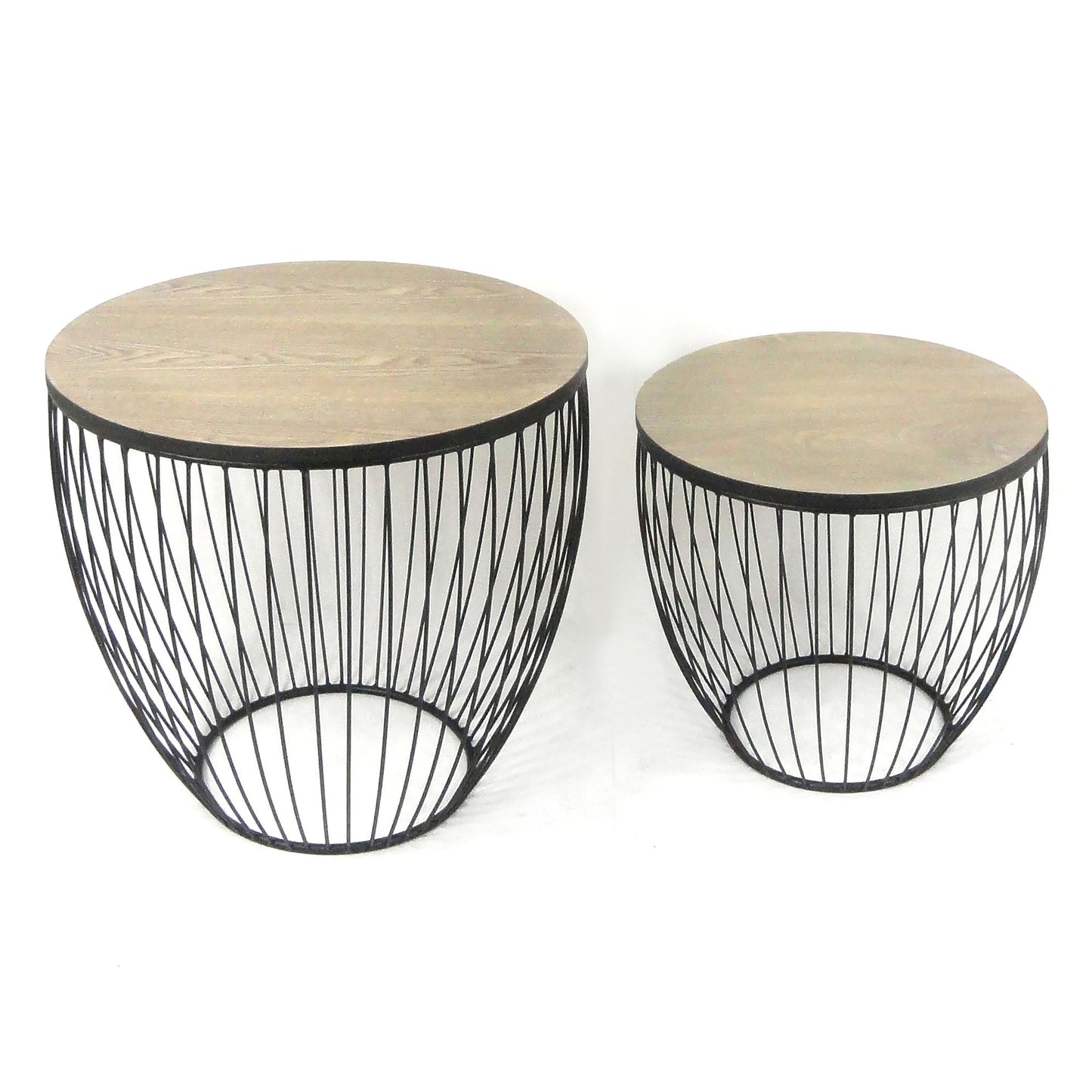 Modern Nesting Side Tables - Set of 2