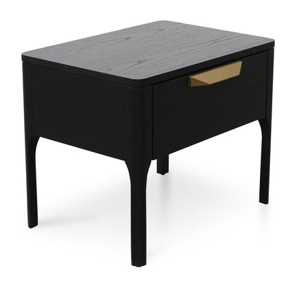 Bedside Table - Black Veneer