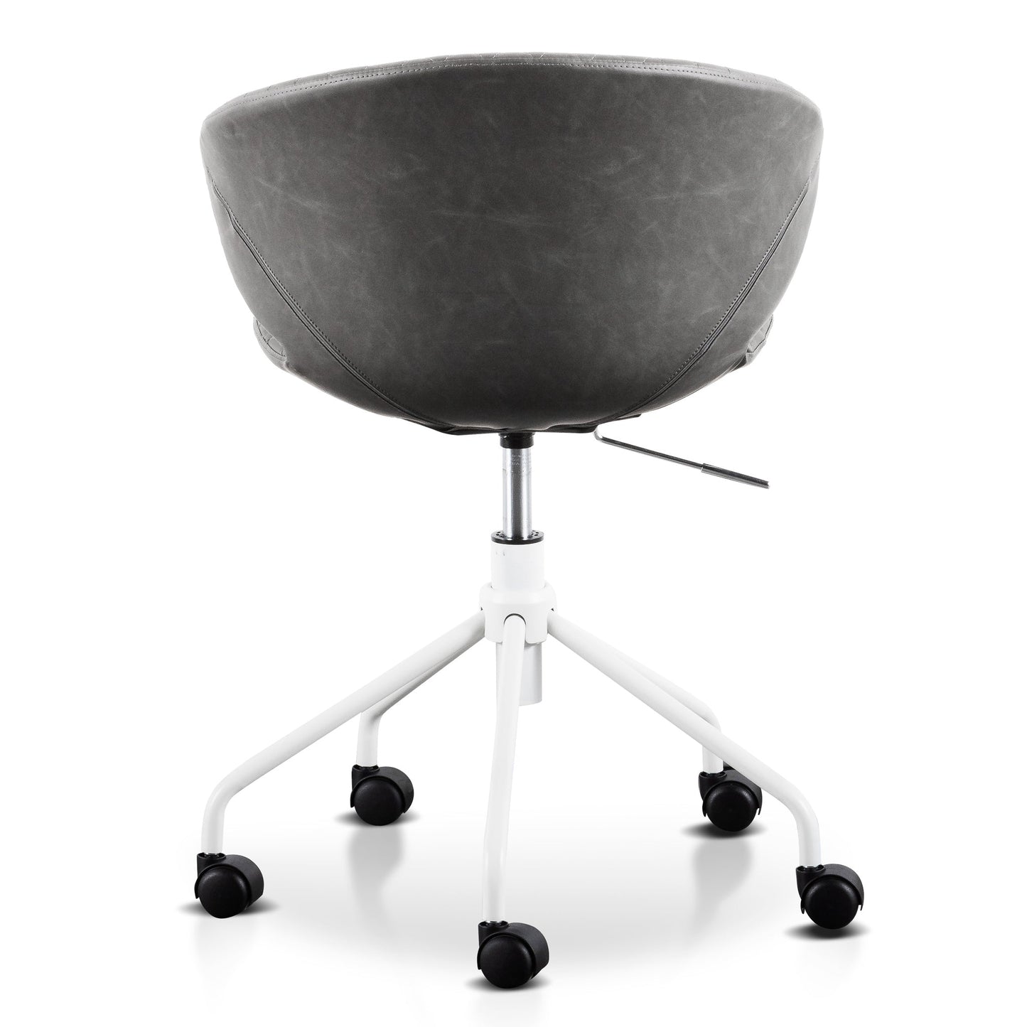 Office Chair - Charcoal with White Base