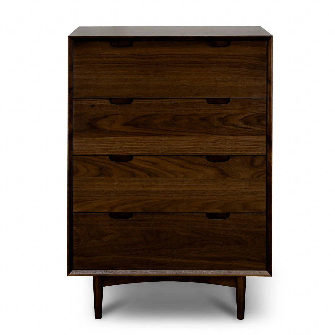 4 Drawer Chest - Walnut