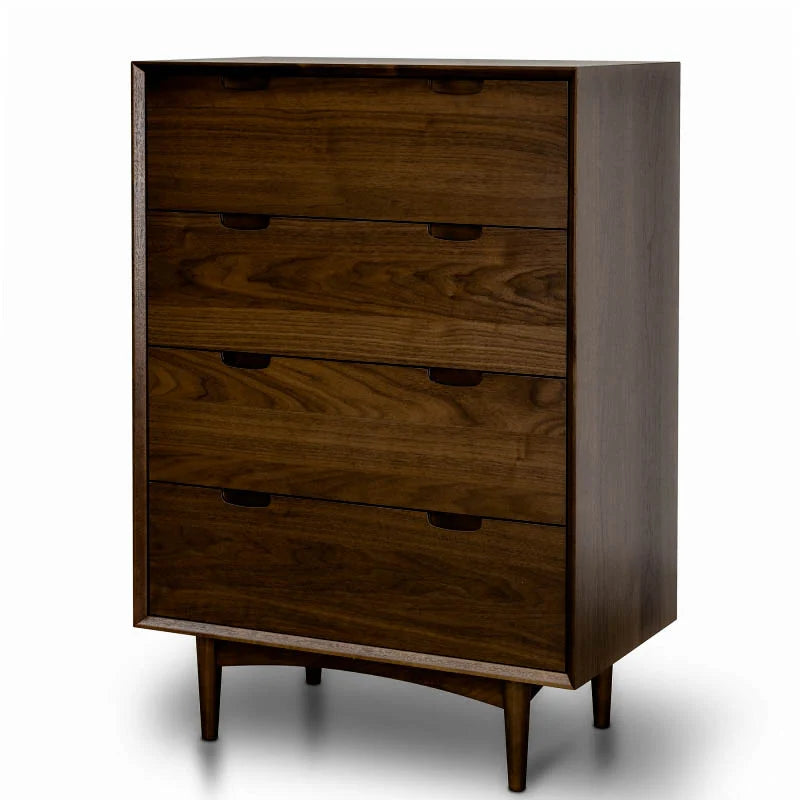 4 Drawer Chest - Walnut