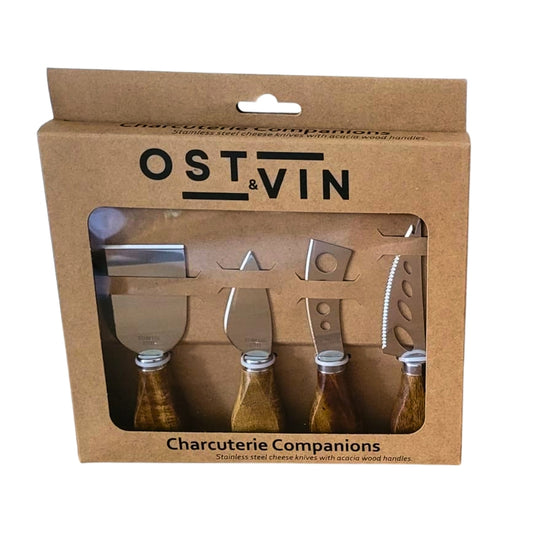 Acacia 4-Piece Cheese Knife Set